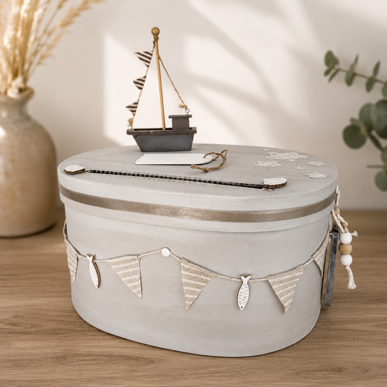 Urne de naissance — coffrets et urnes en bois gravé, fait main