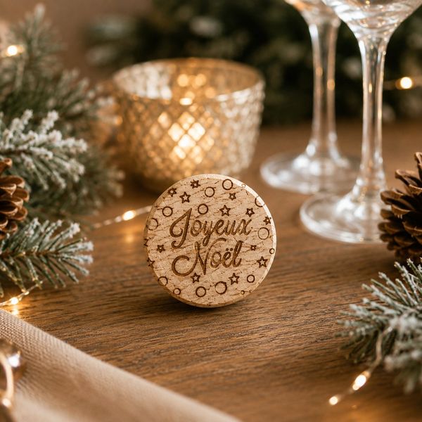 Bouchon "Joyeux Noël"