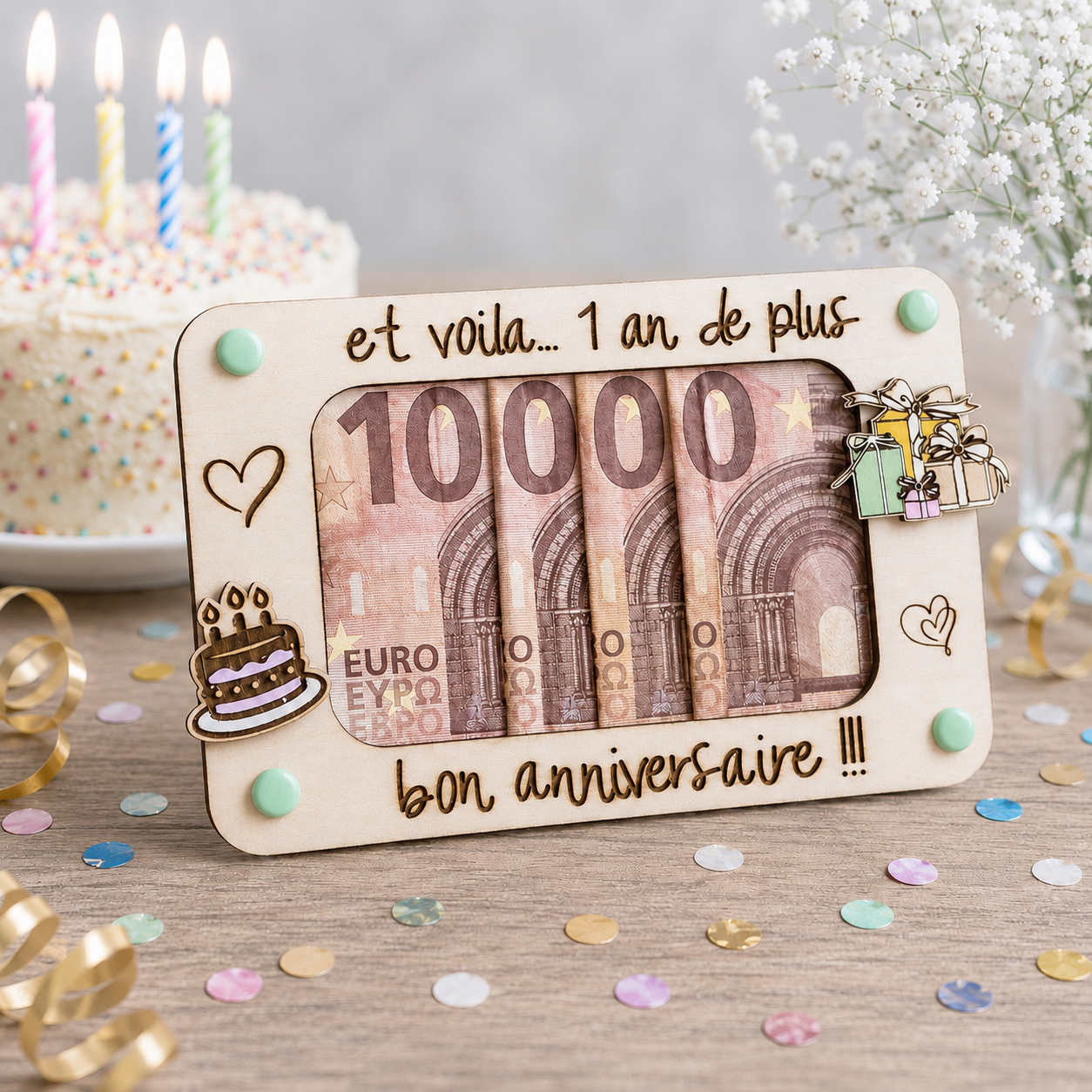Carte cadeau anniversaire