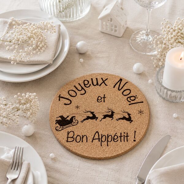 Dessous de plat "joyeux Noël"