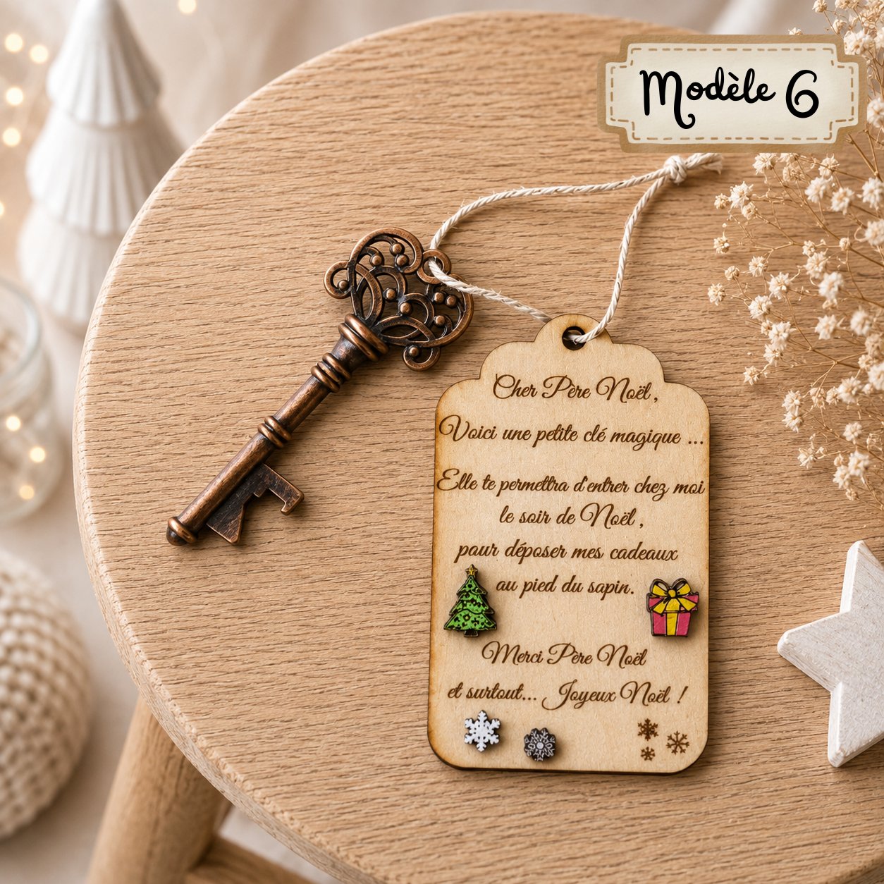 Clé magique pour le Père Noël