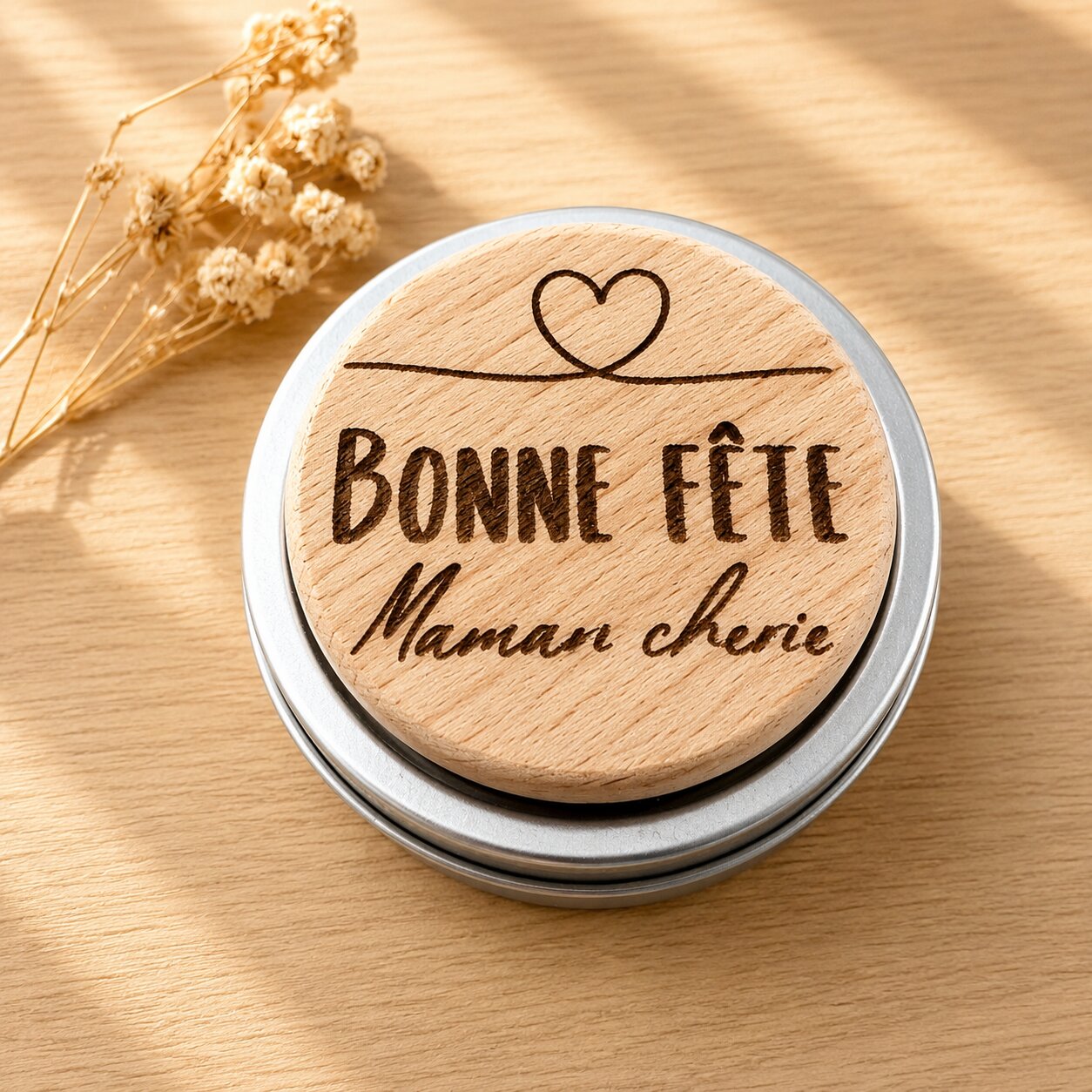Bougie parfumée et son magnet