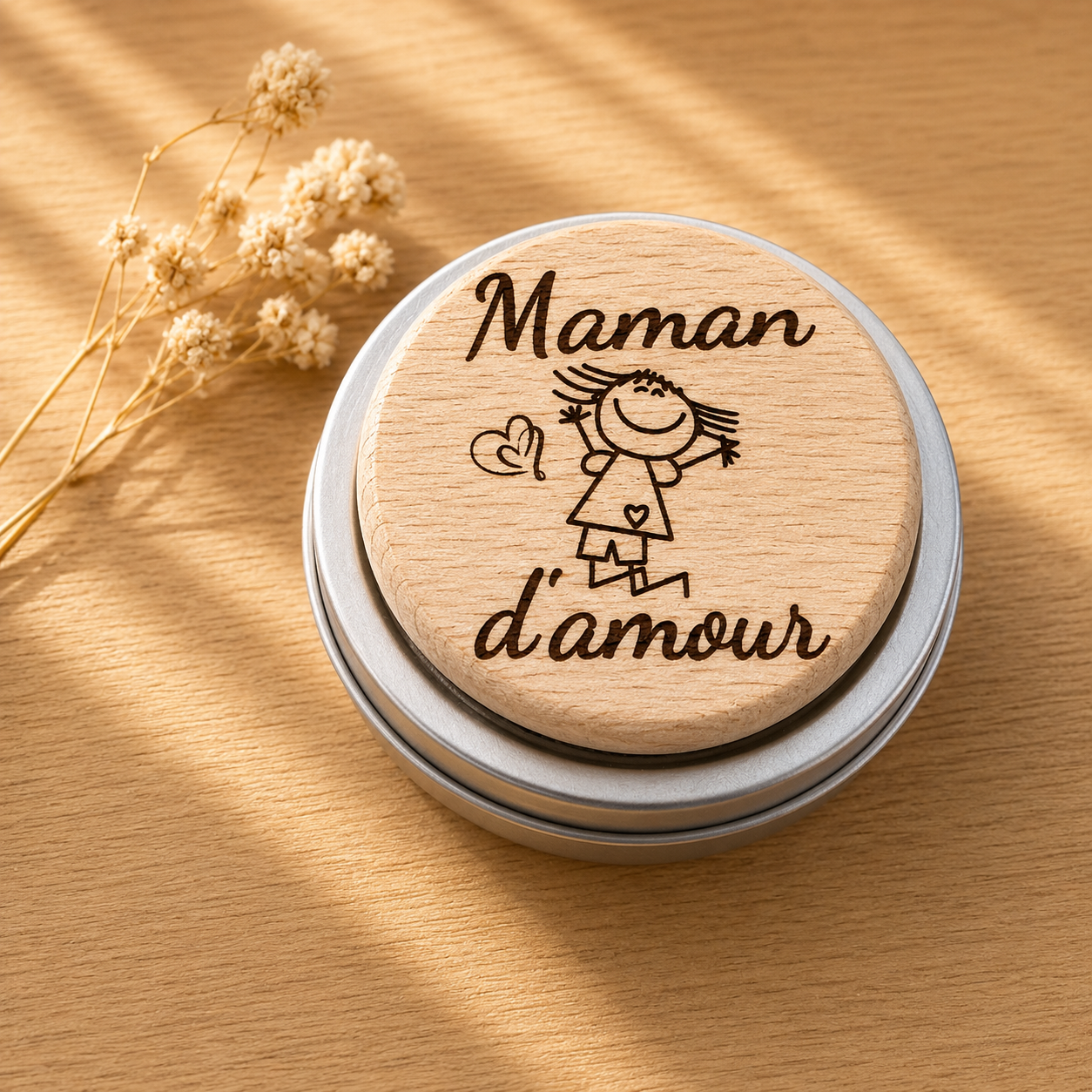 Bougie parfumée et son magnet