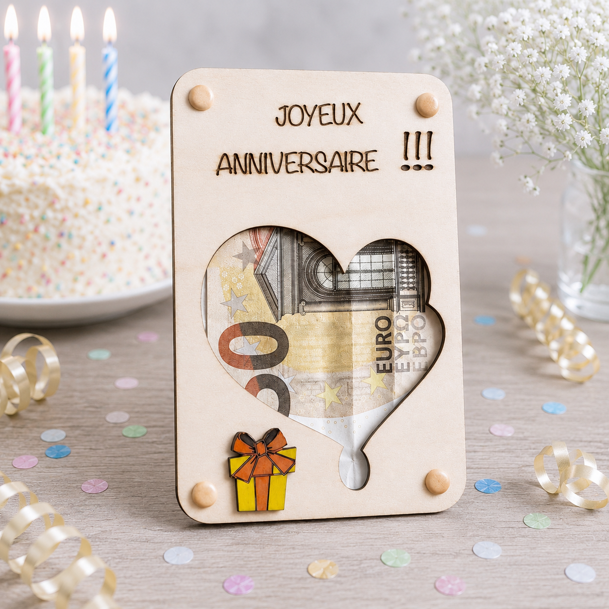Carte cadeau anniversaire