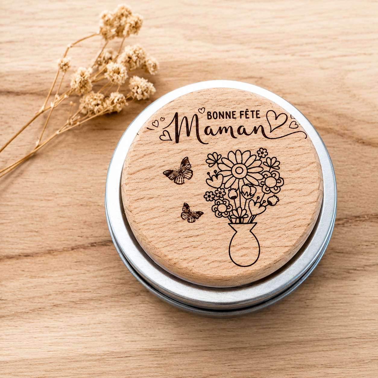 Bougie parfumée et son magnet