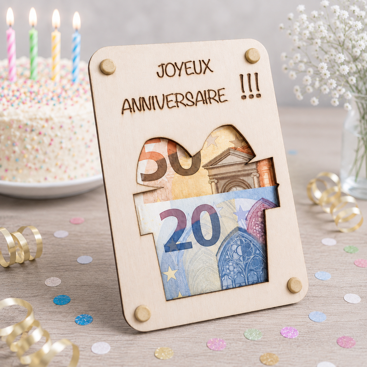 Carte cadeau anniversaire