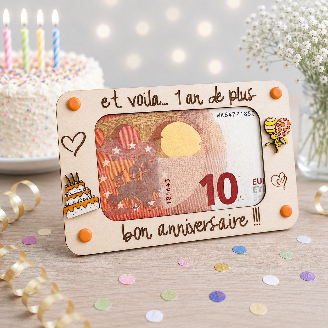 Carte cadeau anniversaire