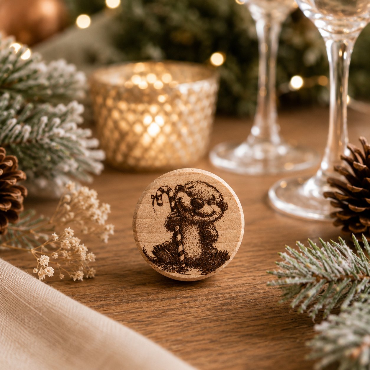 Bouchon marmotte — autres — création artisanale Scrapnwood