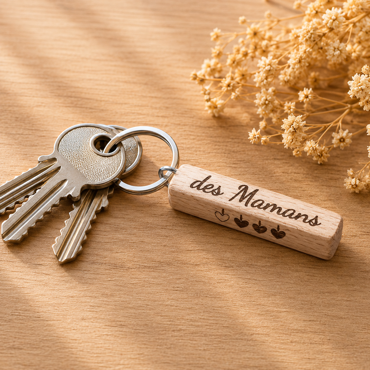 Porte clé message