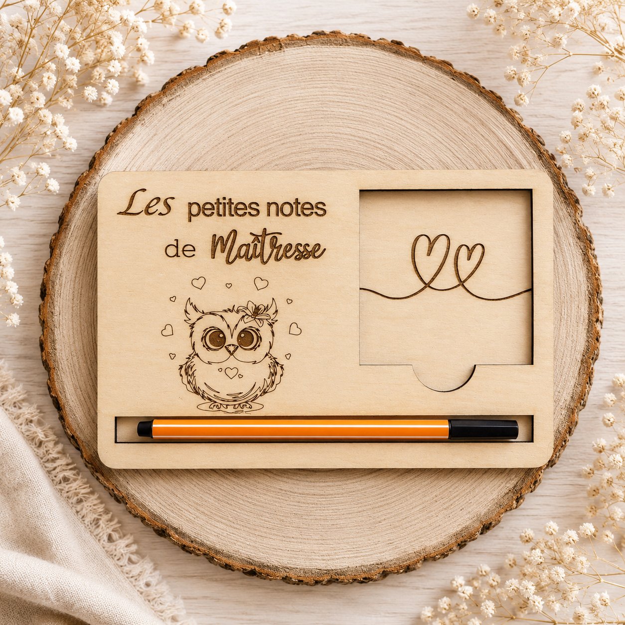 Bloc notes Maîtresse
