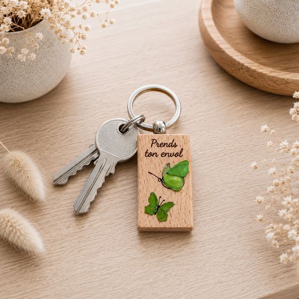 Porte clé papillons