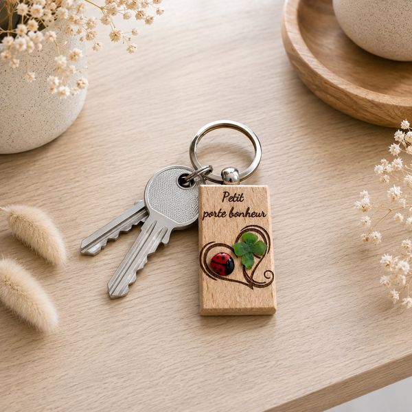 Porte clé porte bonheur