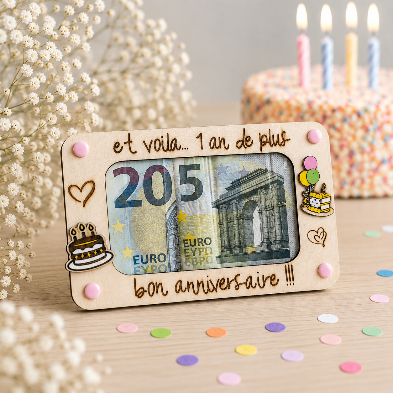 Carte cadeau anniversaire