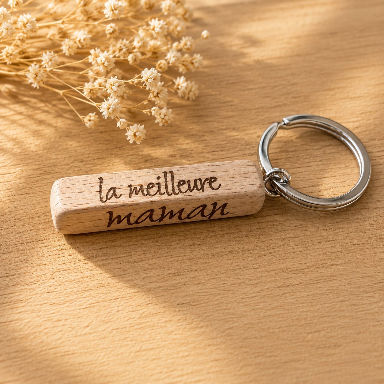 Porte clé message