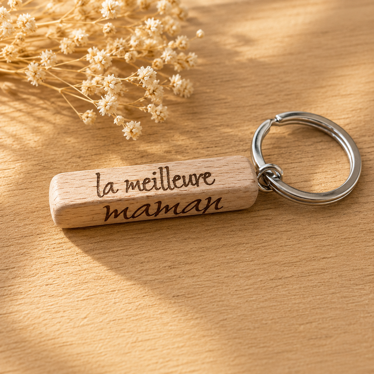 Porte clé message