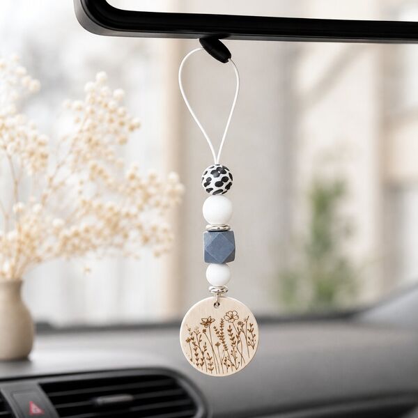 Breloque de voiture zèbre