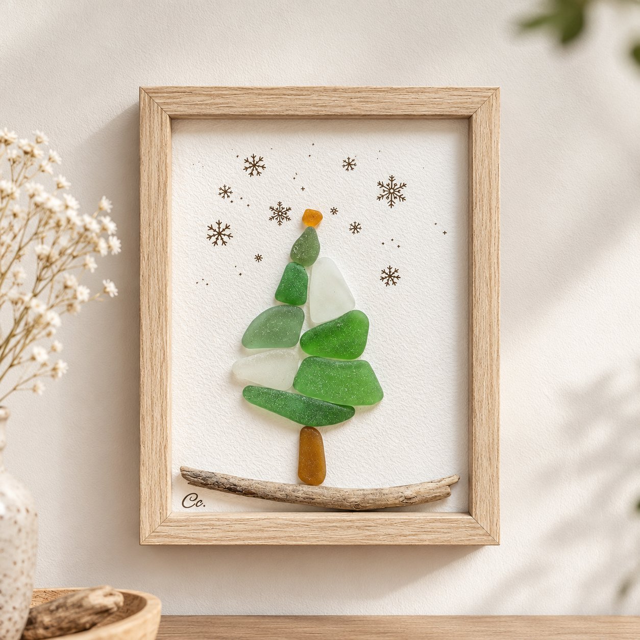 Cadre "mon beau sapin"