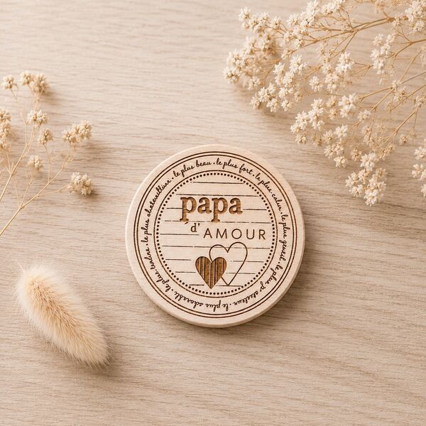 Magnet "papa d'amour"