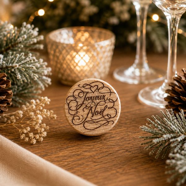 Bouchon "Joyeux Noël"
