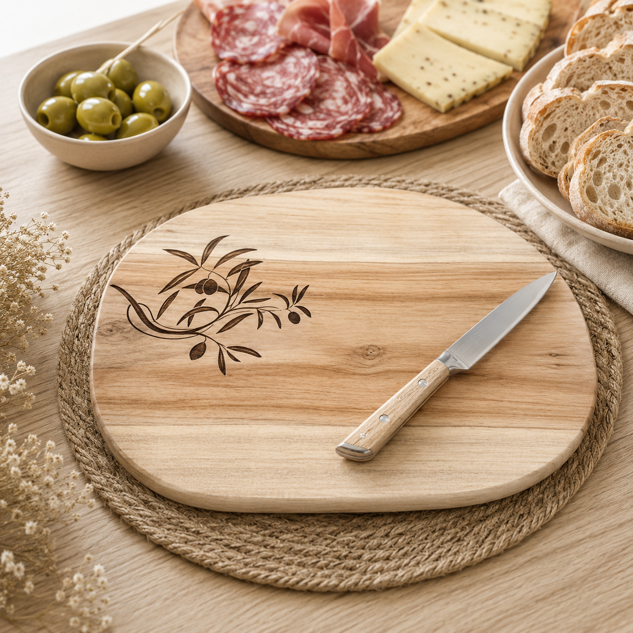 Planche apéro gravée — planches apéro et fromage en bois gravé, fait main