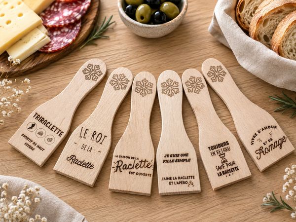 lot de 6 palettes à raclette