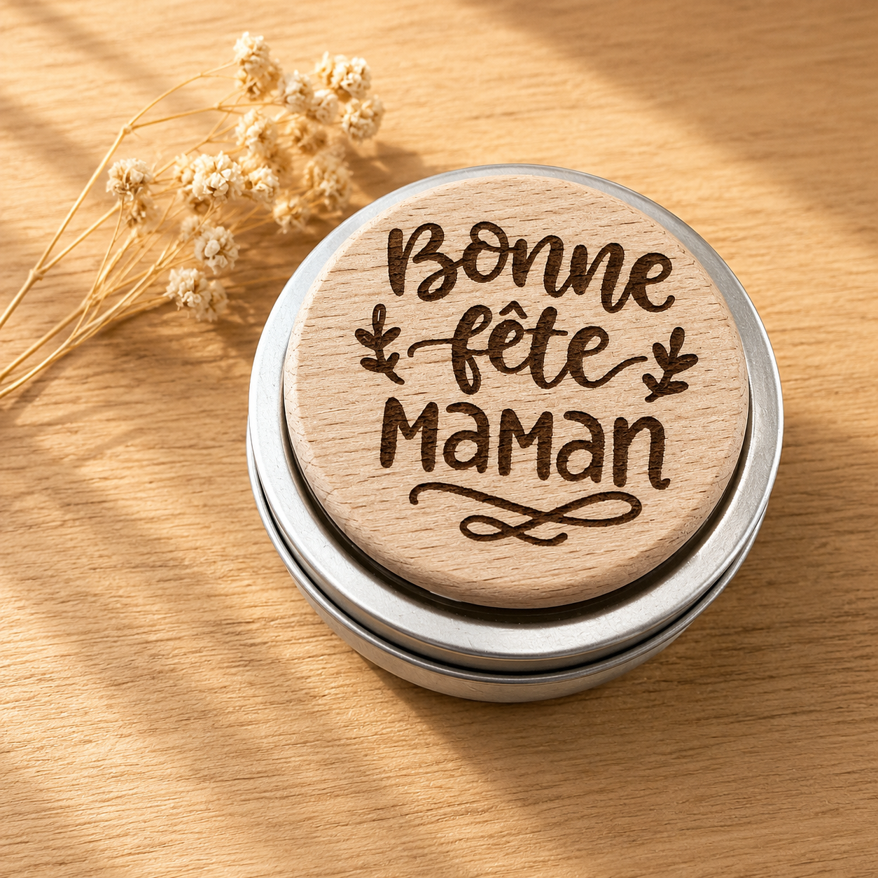 Bougie parfumée et son magnet