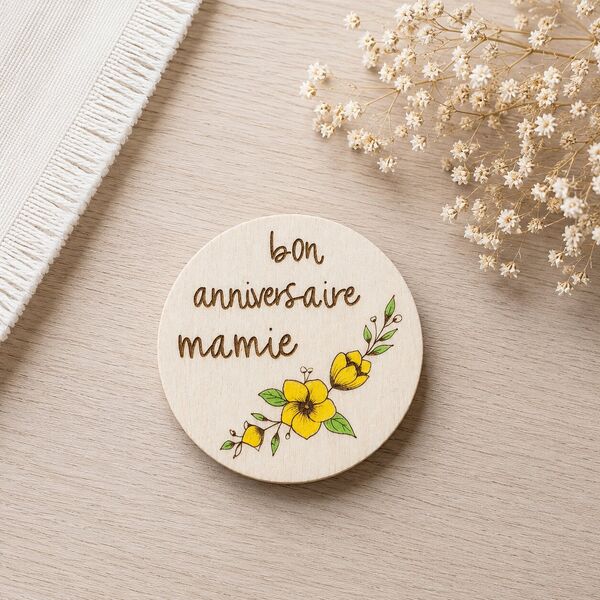 Magnet anniversaire mamie