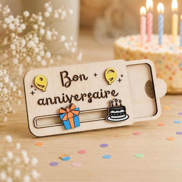 Carte cadeau anniversaire