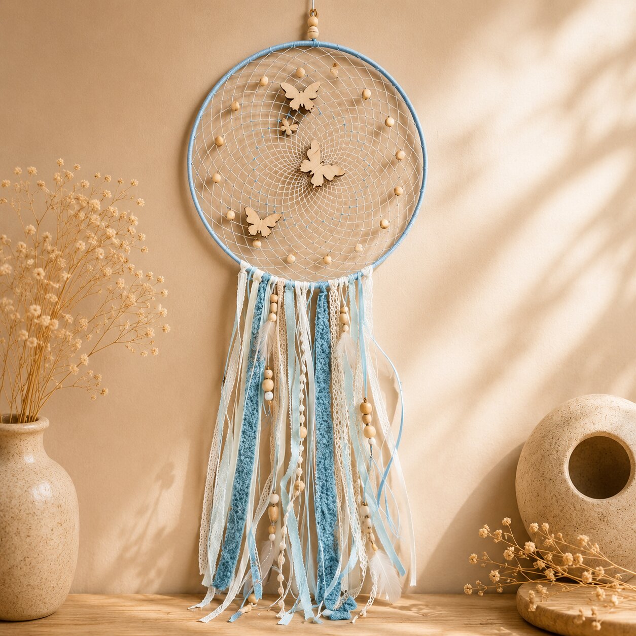 Attrape rêves Hippie — attrapes rêves — création artisanale Scrapnwood