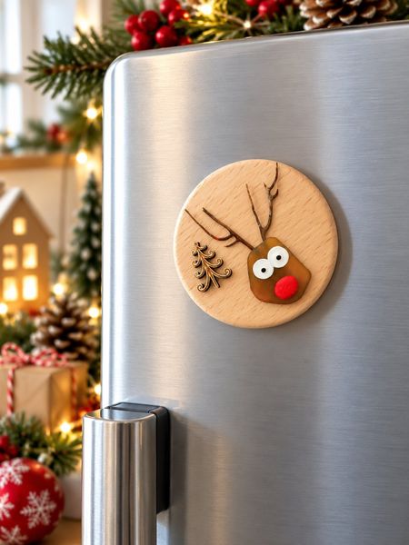 Magnet verre poli renne