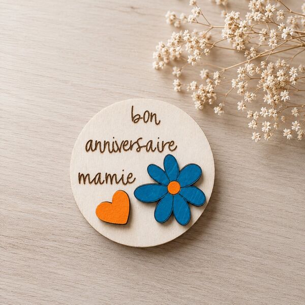 Magnet anniversaire mamie