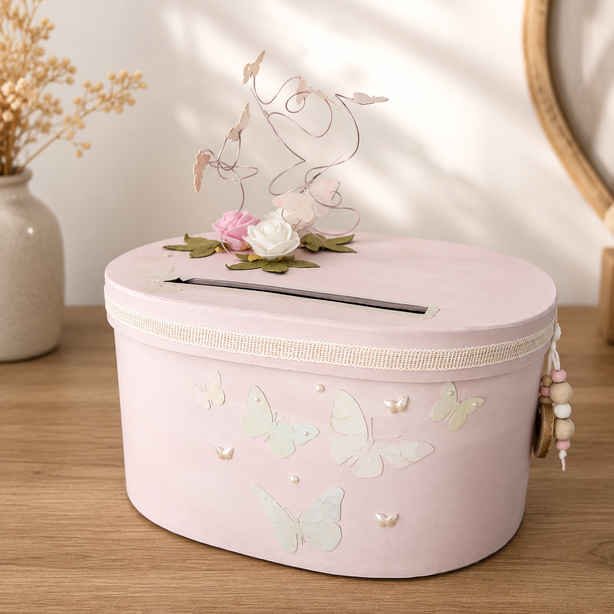 Urne de mariage — coffrets et urnes en bois gravé, fait main