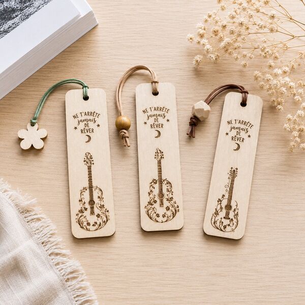 Marque page guitare